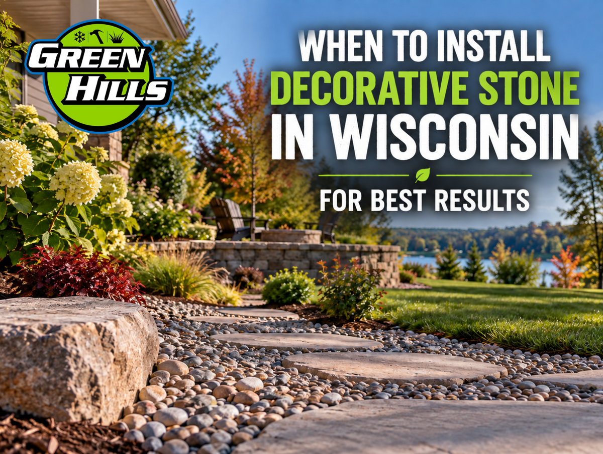 When to Install Decorative Stone in Wisconsin for Best Results