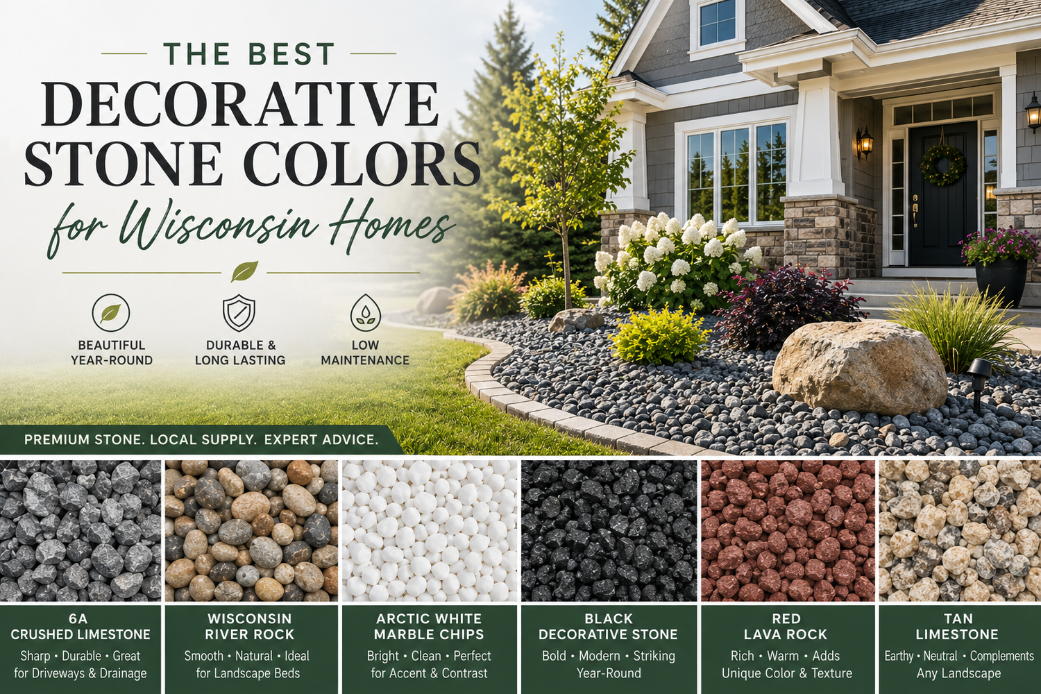 decorative stone colors