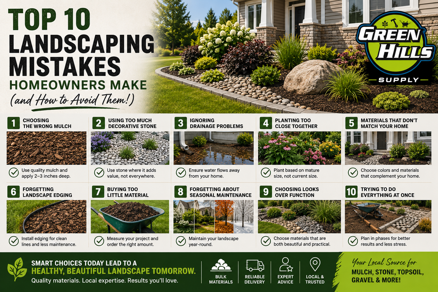 landscaping mistates