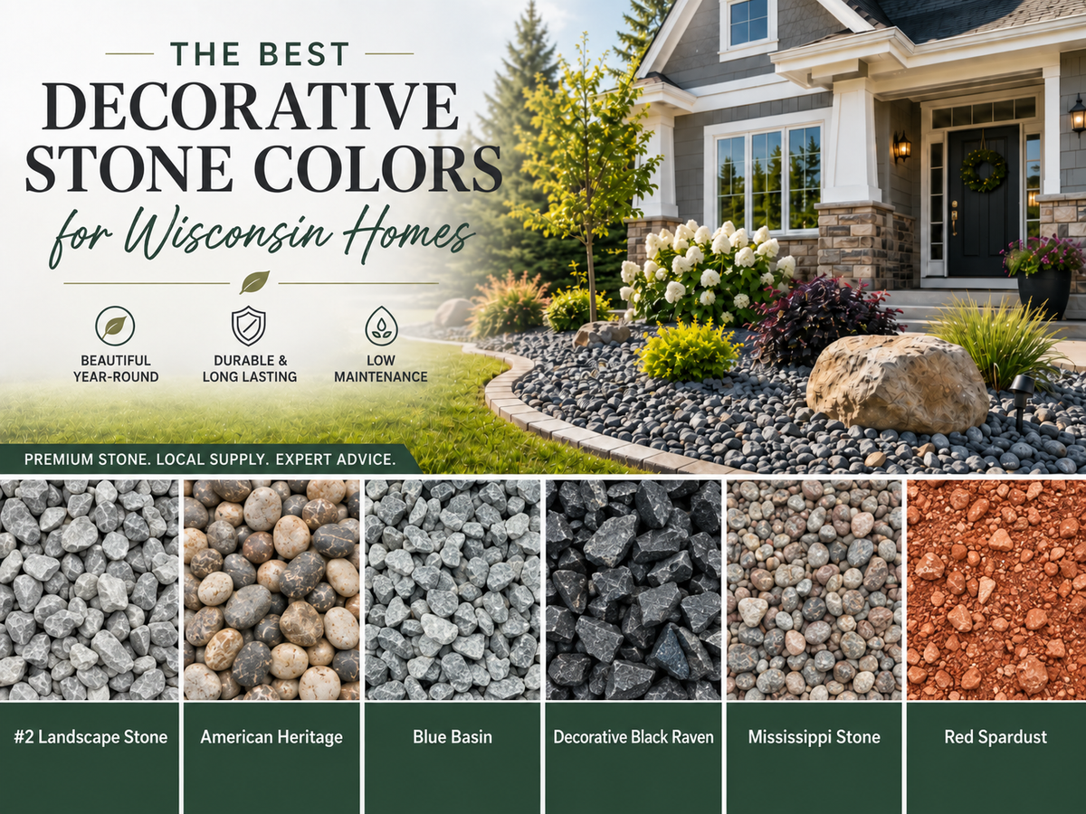 The Best Decorative Stone Colors for Wisconsin Homes
