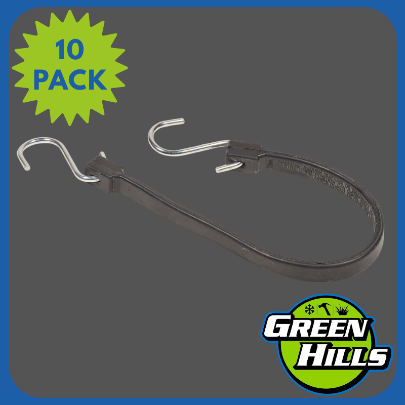 10 Pack | 19" Rubber Strap